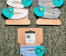 Crochet Hair Clips