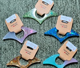 Resin page holders
