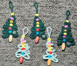 Crochet Christmas Tree Decorations