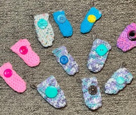 Crochet Lipstick Holders