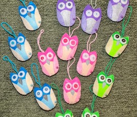 Felt Owl Decorations