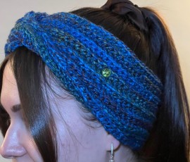 Crochet Twisted Headband